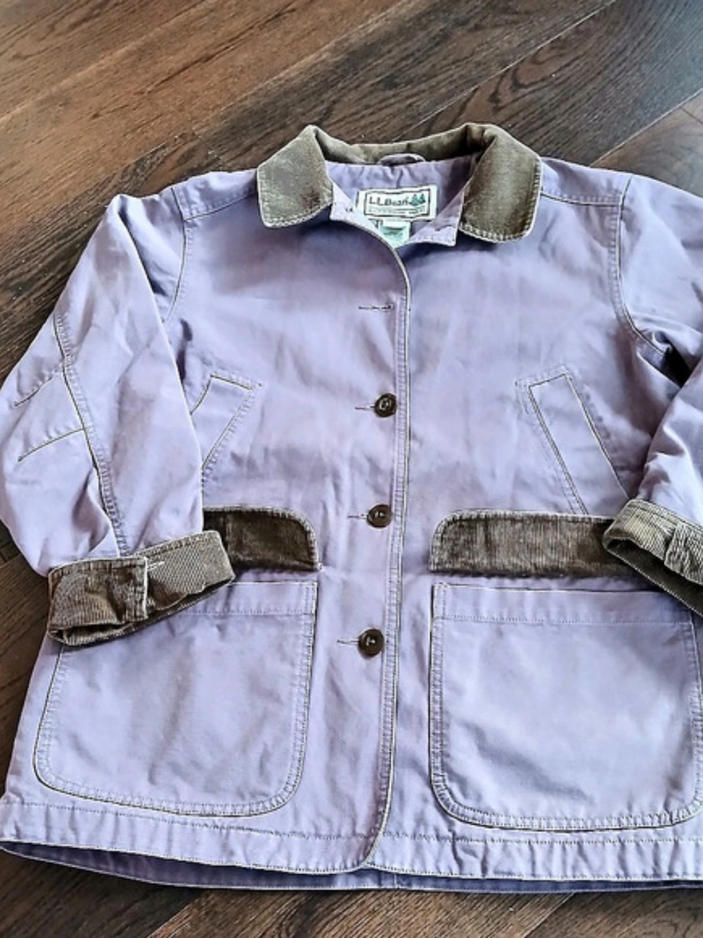L.L.Bean Women's Classic Field Coat  Barn Jacket Cotton Utility Jacket